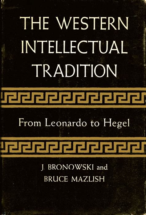 western intellectual tradition from leonardo to hegel PDF