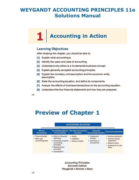 weygandt accounting principles 11e solutions manual Kindle Editon