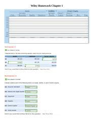 weygandt wiley homework chapter one Doc