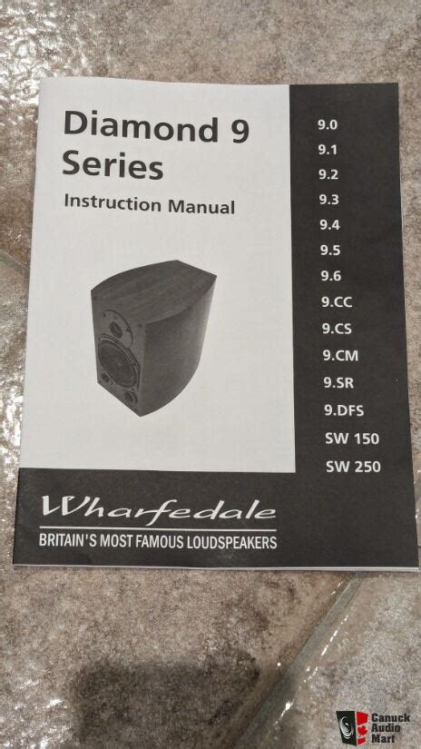 wharfedale diamond 9 cm speakers owners manual PDF