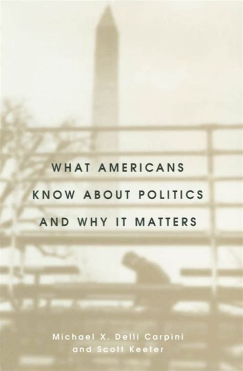what americans know about politics and why it matters Epub