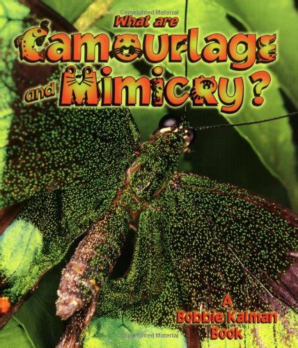 what are camouflage and mimicry? the science of living things PDF