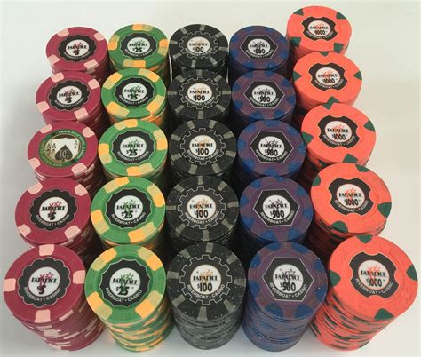 what are casino poker chips made of