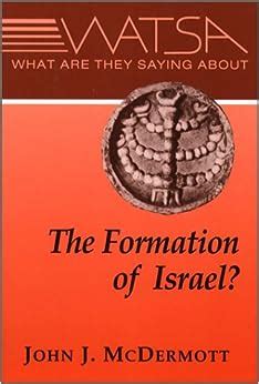 what are they saying about the formation of israel? Epub