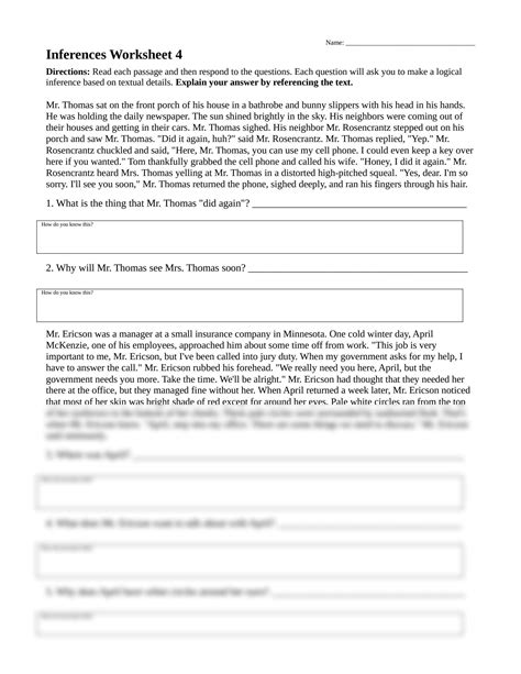 what can you infer high school inference worksheets Doc