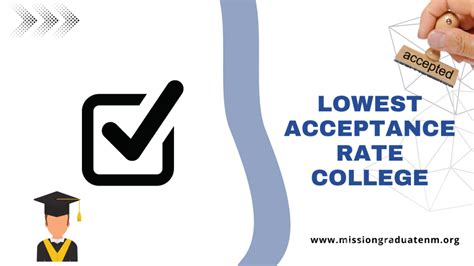 what college has the lowest acceptance rate