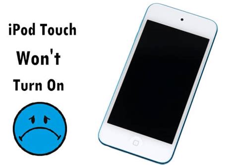 what do i do if my ipod touch wont turn off Doc
