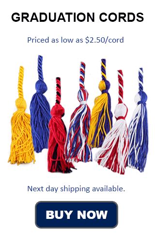 what do you get graduation cords for