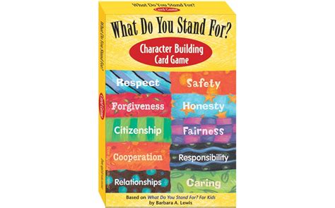 what do you stand for? character building card game Kindle Editon