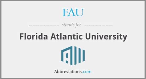 what does fau stand for