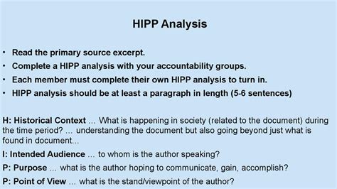 what does hipp stand for in history