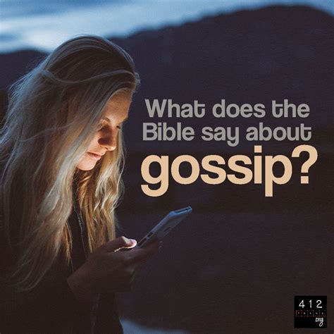 what does the bible say about gossip and lies Reader