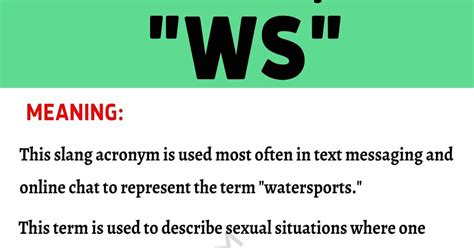 what does w's in the chat mean