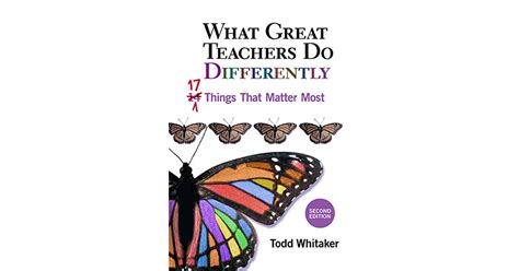 what great teachers do differently 17 things that matter most Reader