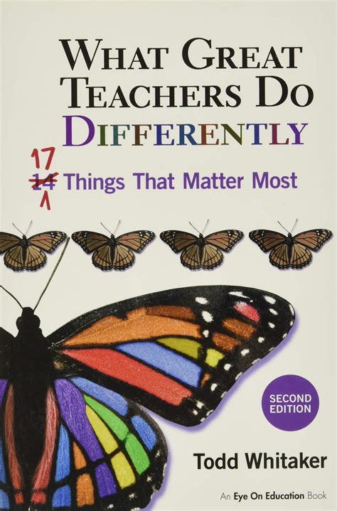 what great teachers do differently 17 things that matter most Reader