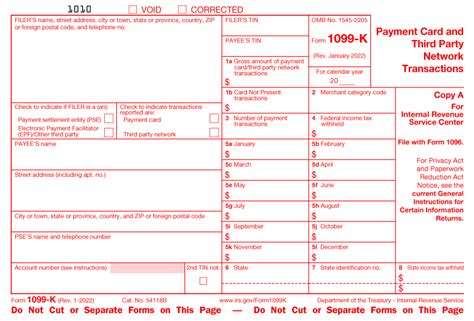 what is 1099 k form