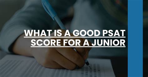 what is a good psat score for a junior