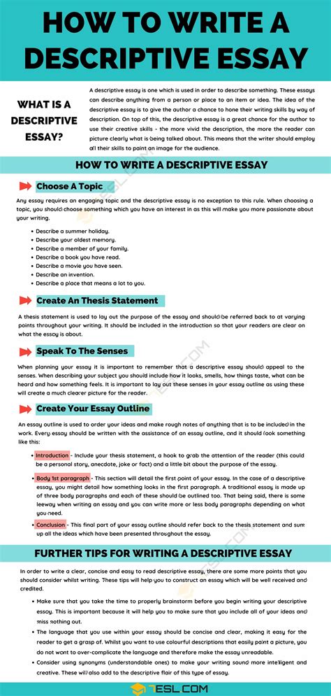 what is a good topic to write a descriptive essay on PDF