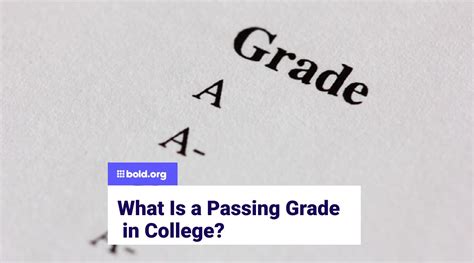 what is a passing grade on essays