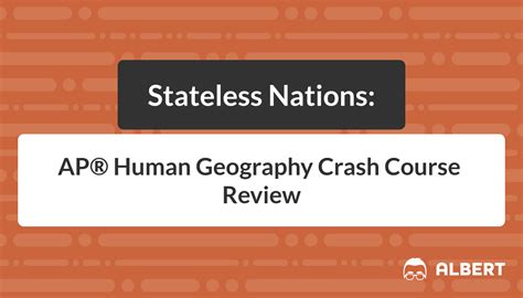 what is a stateless nation ap human geography