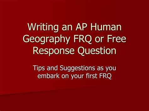 what is frq