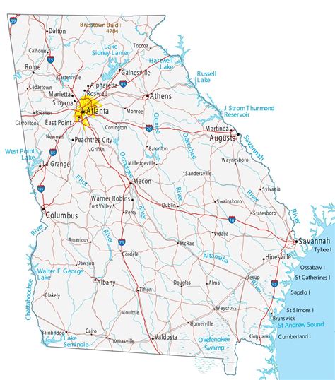 what is located in northwestern ga