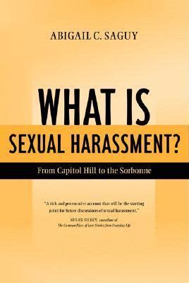 what is sexual harassment? from capitol hill to the sorbonne Doc
