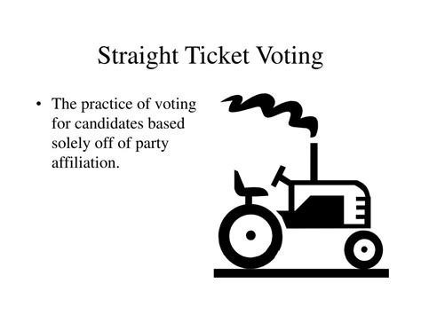 what is straight ticket voting ap gov