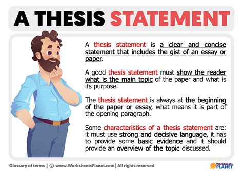 what is the function of the thesis statement in a personal essay Epub