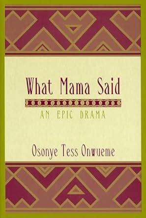 what mama said an epic drama african american life series Reader