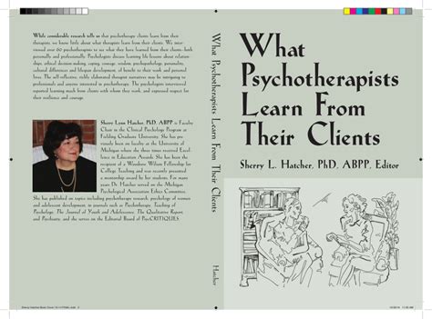 what psychotherapists learn from their clients PDF