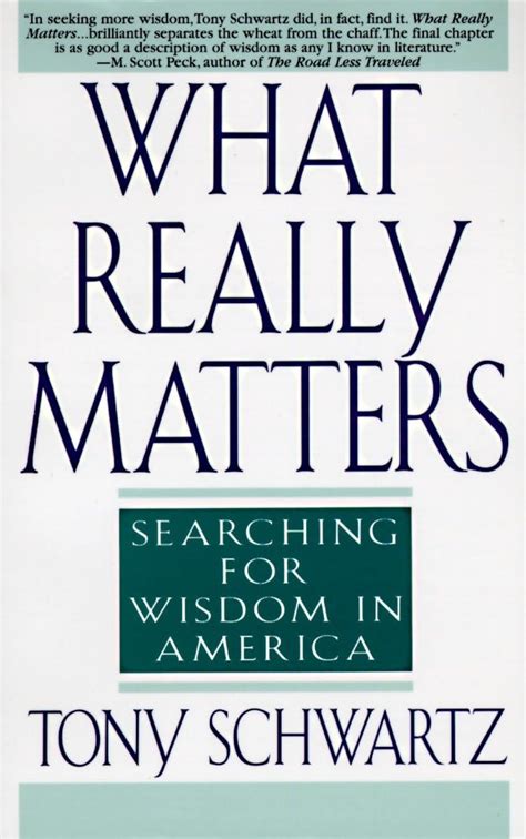 what really matters searching for wisdom in america Epub