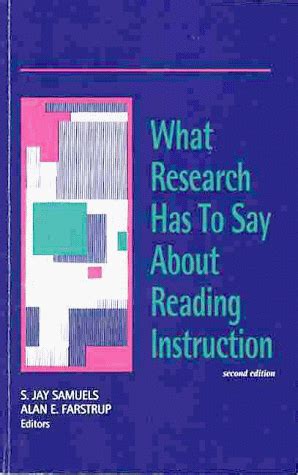 what research has to say about reading instruction Reader