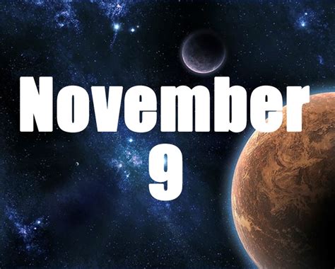 what sign is november 9th