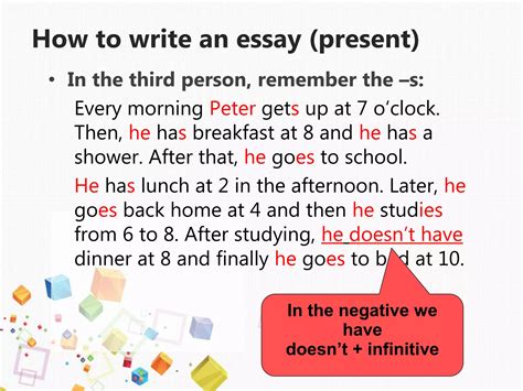 what tense to use in an essay Doc