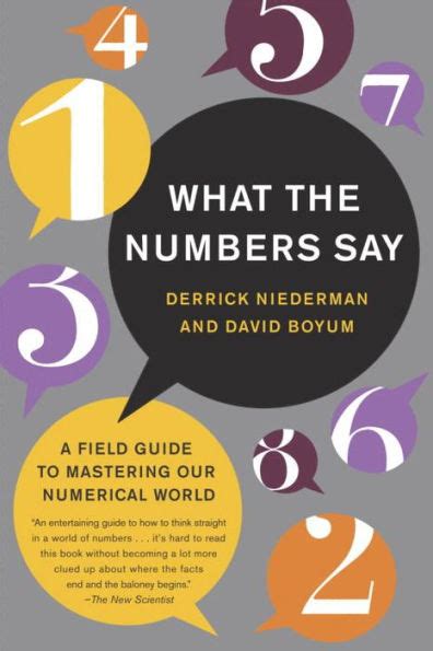 what the numbers say a field guide to mastering our numerical world paperback Ebook Doc