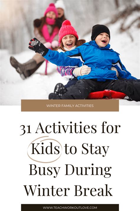 what to do during winter break at home