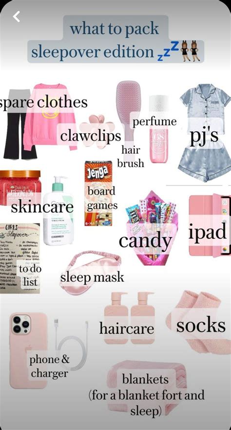 what to pack for sleepovers