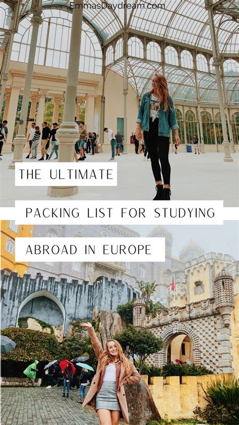 what to pack when studying abroad in europe