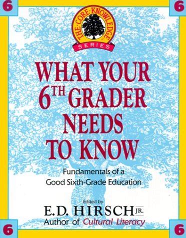 what your 6th grader needs to know fundamentals of a good sixth grade education first edition Kindle Editon