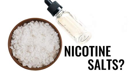 whats salt nicotine