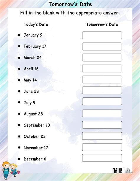 whats the date tomorrow