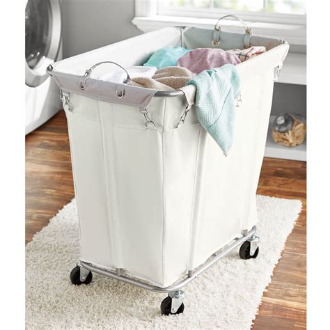 wheeled laundry cart