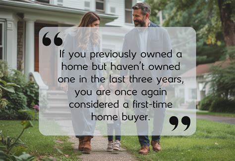 when are you considered a first-time home buyer again