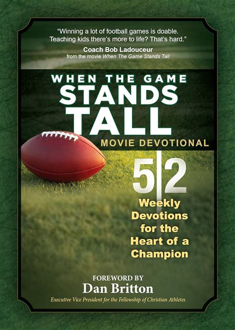 when the game stands tall movie devotional 52 weekly devotions for the heart of a champion PDF