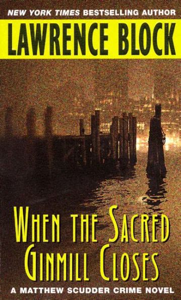 when the sacred ginmill closes matthew scudder 6 lawrence block Epub