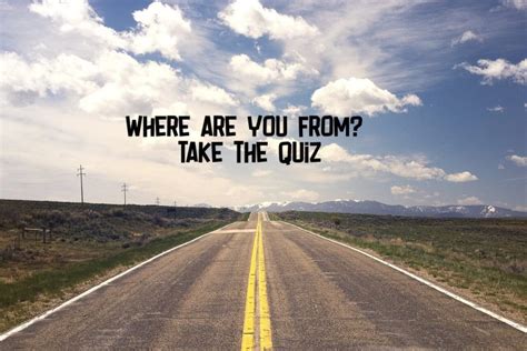 where are u from quiz