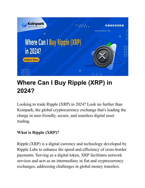 where can i buy ripple