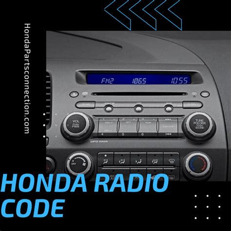 where can i find the radio code for my honda PDF