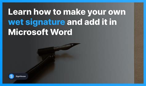 where to put wet signature in reference letter